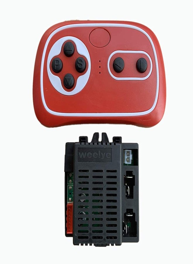 weelye RX57 12V 2.4G Bluetooth Remote Control and Receiver for Kids Ride On Toys, 12V Control Box Motherboard Accessories for Kids Powered Wheel Circuit Board Replacement Parts - Image 1